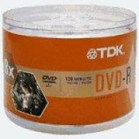 INSUMOS TDK DVD-R  4.7GB 120MIN. 16X
