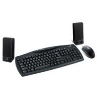 TECLADOS GENIUS KIT KMS U110 TECLADO+MOUSE+PARLANTES