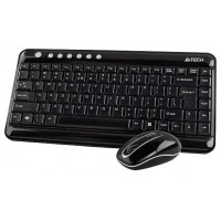 TECLADOS A4 TECH WIRELESS MINI WIRELESS 7600N BLACK VTRACK