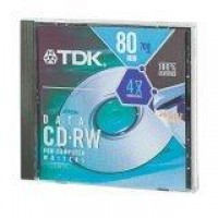 INSUMOS TDK CD-RW CAJA 4X 80MIN