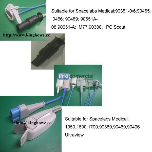 Spo2 sensor for spacelabls patient monitor