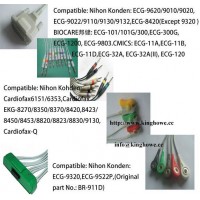 EKG cable for Nihon Kondon ,DONGJIAN,BIOCARE