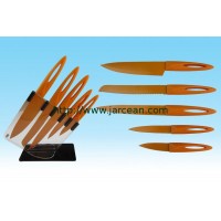 kitchen knives & knife sets & non-stick coating knife with color