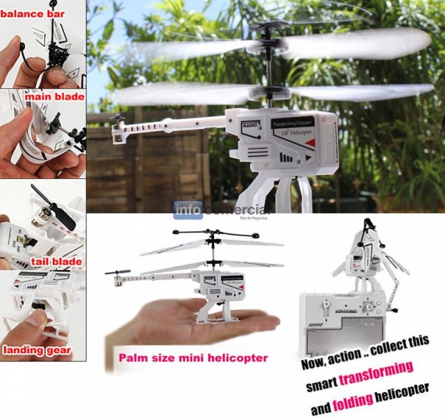 3.5 CH mini palm size IR Folding Copter with Gyro