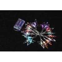 Luz 4.5V 16LED cadena ngel de hadas de la boda del partido hotel de vacaciones caja de la batera de decoracin de Navidad rbol de Navidad Festival operar 30cm cable