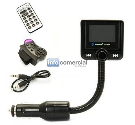 Bluetooth Car Kit MP3 Player FM Transmitter Modulator Remote Control USB/SD/MMC Support