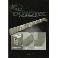 DUTOTEC R40 - CABLE CANAL EN ALUMINIO PARA CABLEADO ESTRUCTURADO