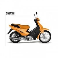 Kit Plasticos Gilera Smash Naranja Con Negro Mate- Dos Rueda