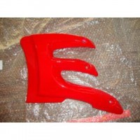 Protector Tanque Zanella Ztt  200 Rojo Izquierdo - Dos Rueda