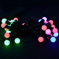 4M Correa de 18 LED bombillas, con efecto de multiples colores brillantes