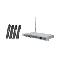 Enping lesing audio professional four channel VHF wireless microphone system