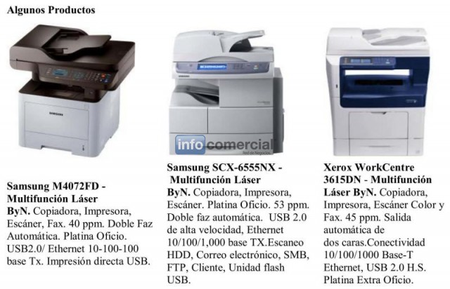 Multifuncin, Impresoras, Fotocopiadoras, Informtica