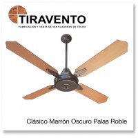 Ventilador Clsico Marrn Oscuro