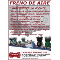 Remanufacturado de vlvulas y compresores para frenos de aire