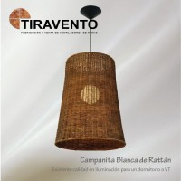 Luz de Rattan Modelo Cartago