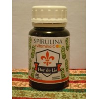 SPIRULINA FLOR DE LIS C/VITAMINA C Y CLOROFILA