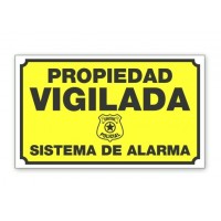 Cartel propiedad protegida